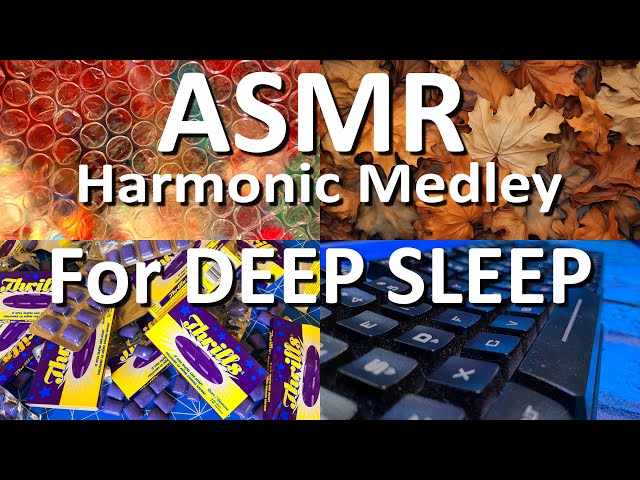 ASMR Harmonic Medley for DEEP SLEEP | Black Screen | 10 Hours