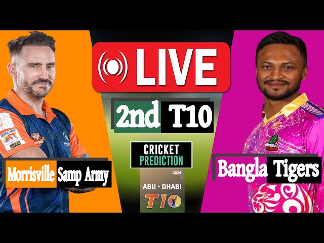 Abu Dhabi T10 2024 | Bangla Tigers vs Samp Army Live Scores | live cricket match today