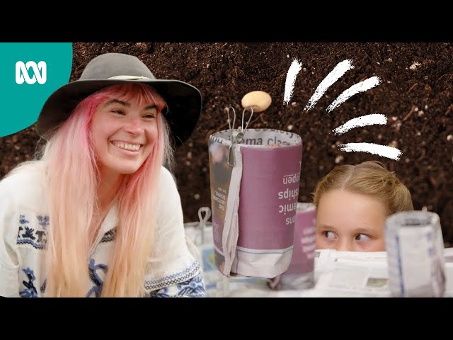 Make some MAGIC seed pots | Gardening Australia Junior