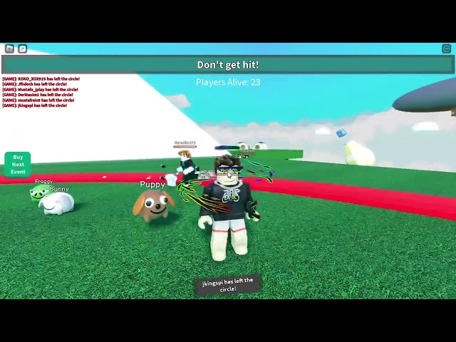 Last to leave in ROBLOX