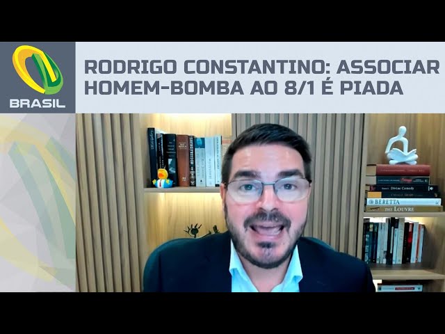 Rodrigo Constantino: Associar bombas no STF ao 8 de Janeiro é piada terrível