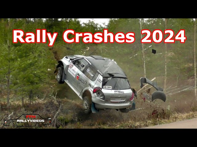 Rally Crashes 2024 Compilation / By: FFM Rallyvideos