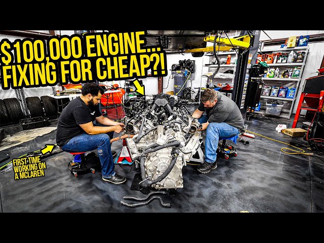 Everything Wrong With My Wrecked Mclaren 675LT's Broken $100,000 Engine (That I'm Fixing For CHEAP)