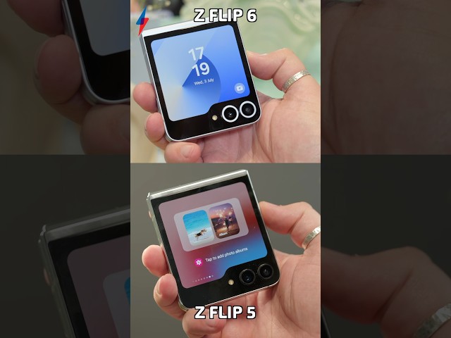 Samsung Galaxy Z Flip 6 vs Z Flip 5 - What’s new? #shorts #zflip6 @samsunguk