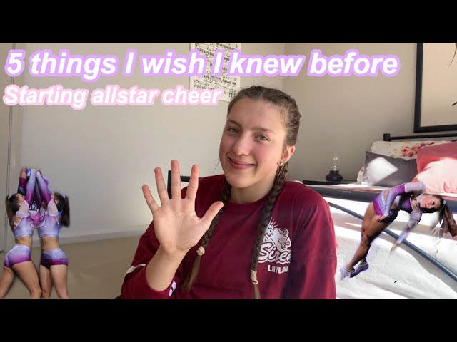 Things I wish I knew before starting allstar cheer