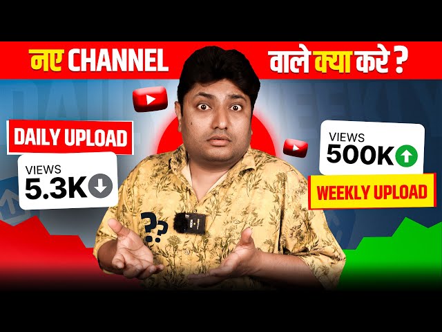 नए Channel वालों को कब कितनी Videos डालनी चाहिए | How to Upload Videos on YouTube