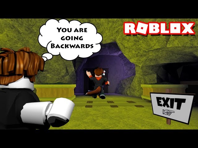 DOING AN OBBY COMPLETELY BACKWARDS IN ROBLOX! (You Die You Start Over)