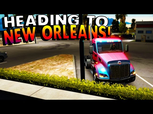 COAST TO COAST MOD! GOING TO NEW ORLEANS! (American Truck Gameplay)