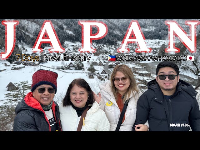 7 Days Itinerary in JAPAN!Nagoya to Hokkaido Itinerary - Japan Winter Travel Guide 2024 | MOJHI VLOG