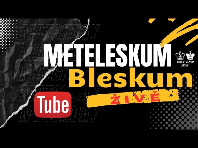 Meteleskum Bleskum: Přidejte se k sobotní bleskové smršti na Lichess!