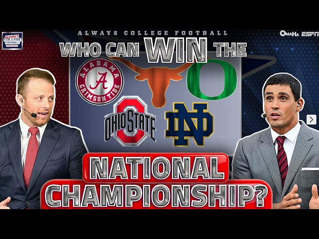 REACTION to CFP rankings & who can actually WIN the National Championship! | Always College Football