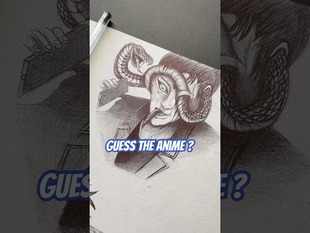 Guess The Anime ? | ASMR Drawing #anime #mangastylesketch