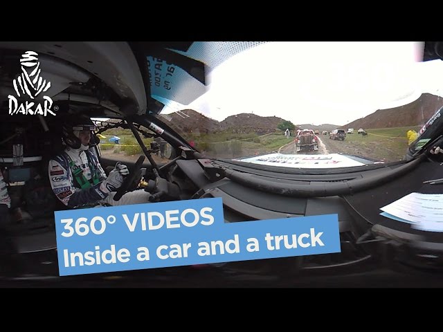 360° Videos - Inside Sotnikov and Lavieille's vehicles - Dakar 2017