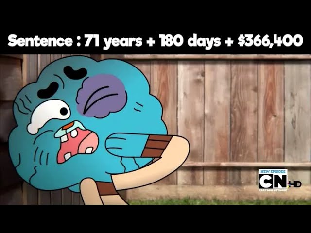 If The Amazing World of Gumball Characters Were Charged for Their Crimes