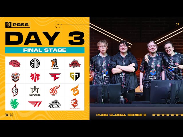 PUBG Global Series 6 Final Stage DAY 3