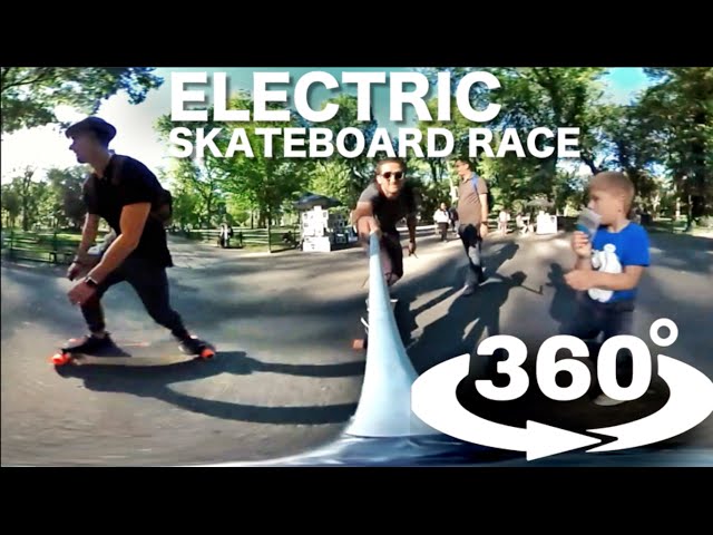 360 Electric Skateboard CRASH