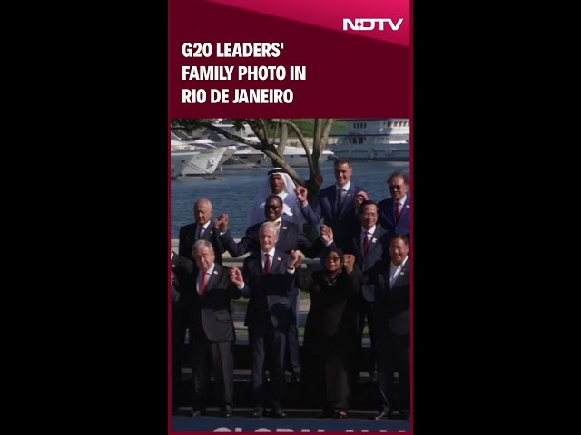 PM Modi G20 | G20 Summit 2024: G20 Leaders Gather For Family Photo In Rio De Janeiro