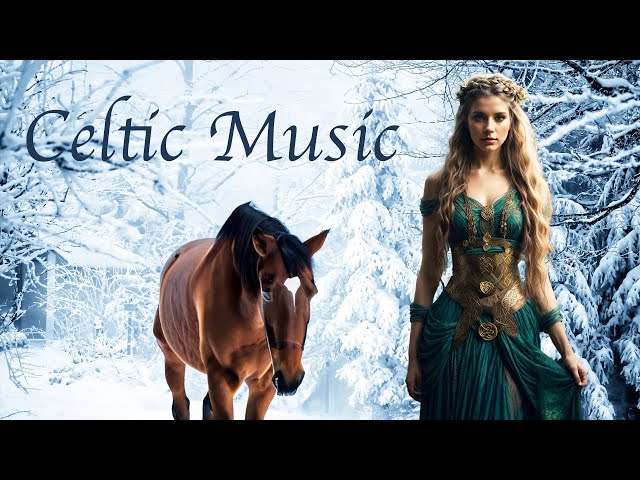 Celtic Music for Stress Relief and Focus.Celtic Dreams with Calming Snow