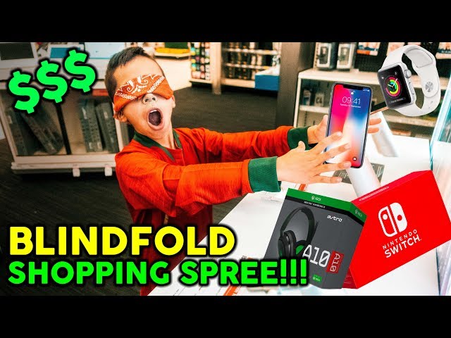 Buying EVERYTHING I Touch Blindfolded! **NO BUDGET CHALLENGE** | The Royalty Family