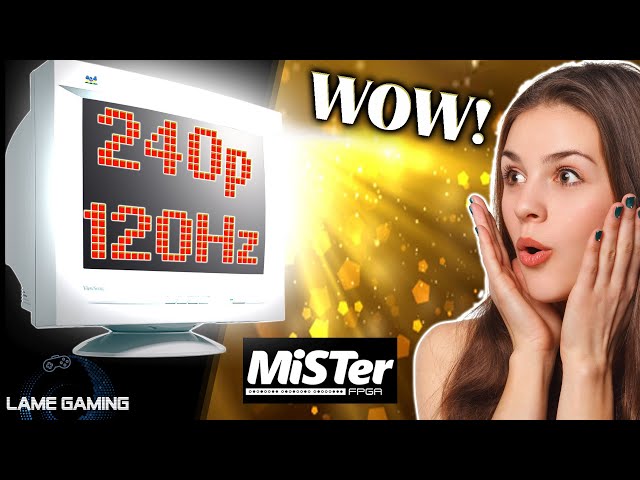 240p 120Hz MiSTer FPGA PC VGA CRT Settings / Guide / How To Get Best Video Settings for 31kHz CRT