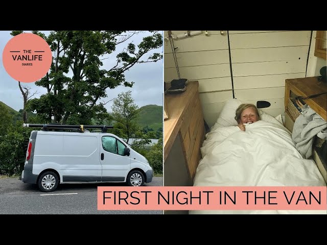 First Night in our Camper Van | Vauxhall Vivaro Van Conversion | Van Life UK