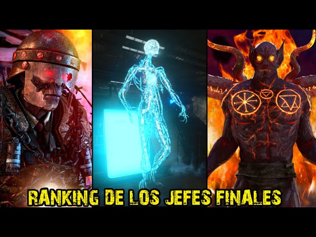 RANKING DE LOS JEFES FINALES DE ZOMBIES "DEL PEOR AL MEJOR" | CALL OF DUTY ZOMBIES