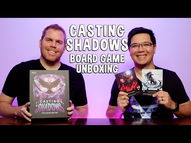 Casting Shadows Unboxing - New Unstable Games Board Game