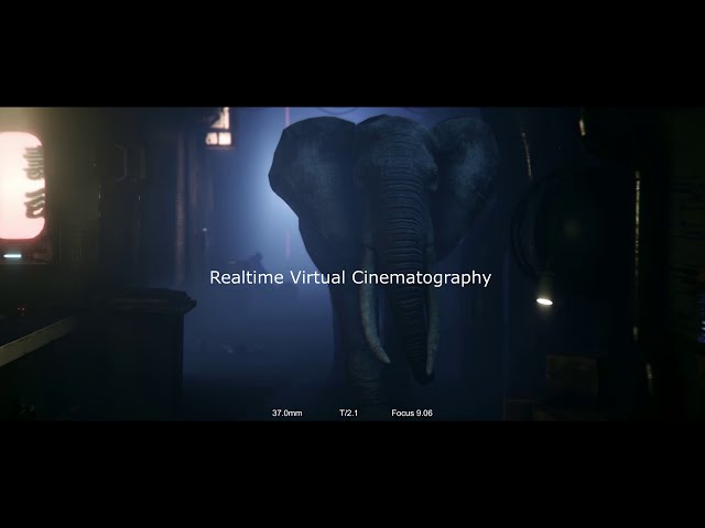 Virtual Cinematography Demo in Unity Engine - Camera controls