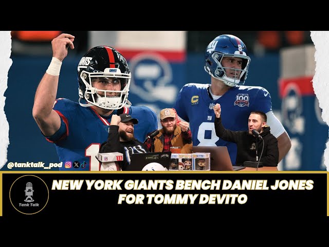 New York Giants Bench Daniel Jones for Tommy DeVito. Is Jones' Career OVER with in NY?