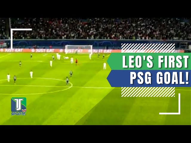 FAN VIDEO: Lionel Messi SCORES his first goal for PSG in win over Man City and the crowd goes WILD