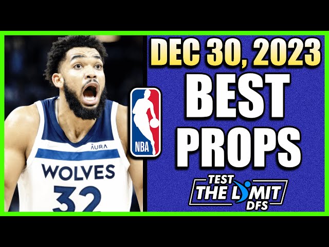 Top 4 Best NBA Player Prop Picks Today! | Saturday 12/30/2023 | Prizepicks Props December 30