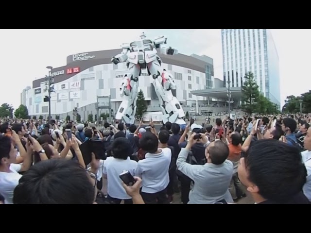 Gundam Unicorn Transformation 360° Video