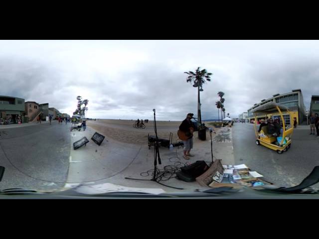 360° Busking Chords of Truth Live @ Venice Beach (God's Gonna Cut you Down)