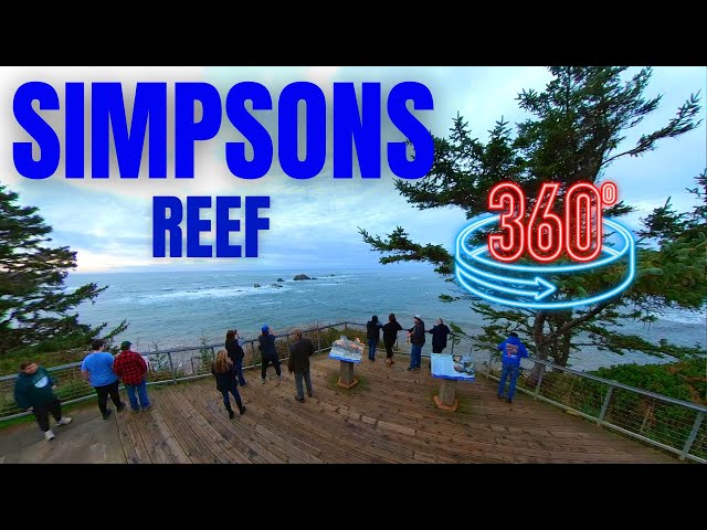 Walk to simpsons reef in VR 360 SHORE ACRES,Oregon