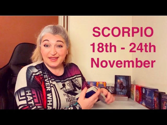 SCORPIO ♏️”What Your HEART DESIRE Is Coming FAST!” 18th - 24th November