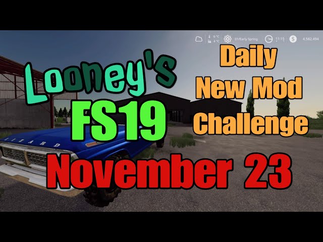 FS19 New mods for November 23