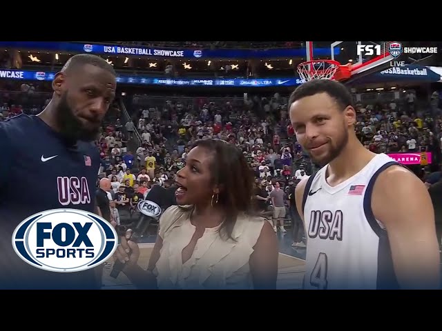 LeBron James & Steph Curry speak after United States' win over Canada | USA Basketball Showcase