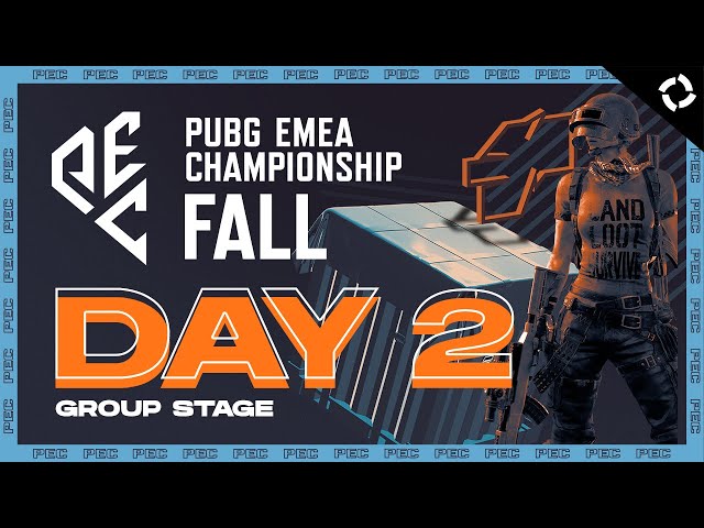 PUBG EMEA Championship: Fall // Group Stage - Day 2