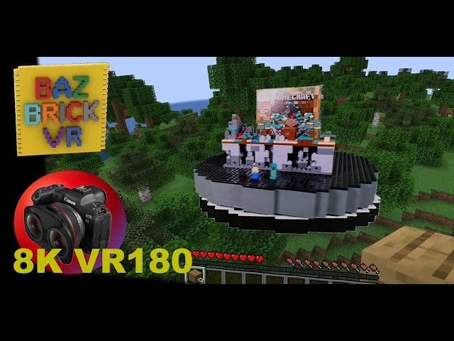 8K VR180 Lego Review 21102 Minecraft Micro World The Forest 3D BazBrickVR S01E33 (Travel/Lego/ASMR)