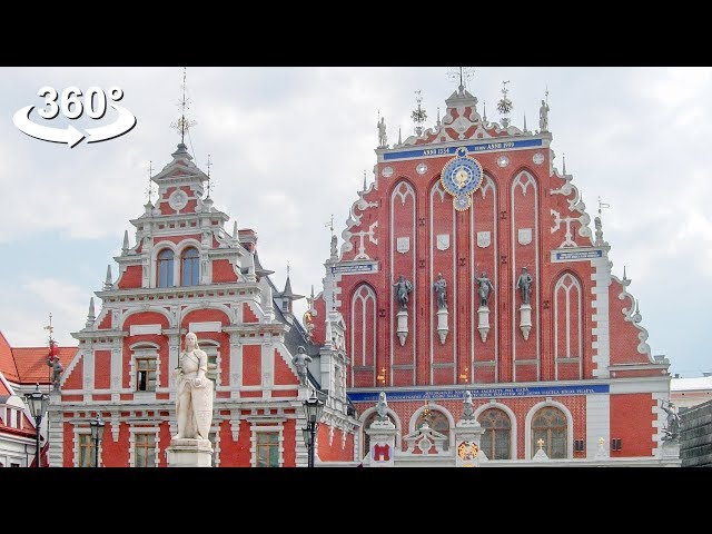 Old RIGA, Latvia's capital city, VR 360 video