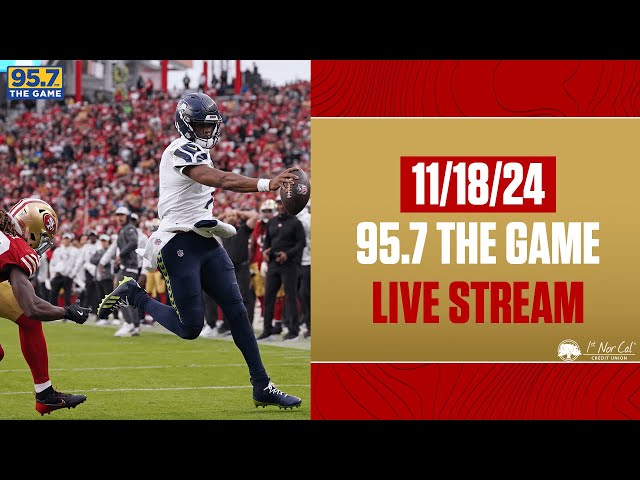 The 49ers Season Is On The BRINK After Falling 20-17 To The Seahawks | 95.7 The Game Live Stream