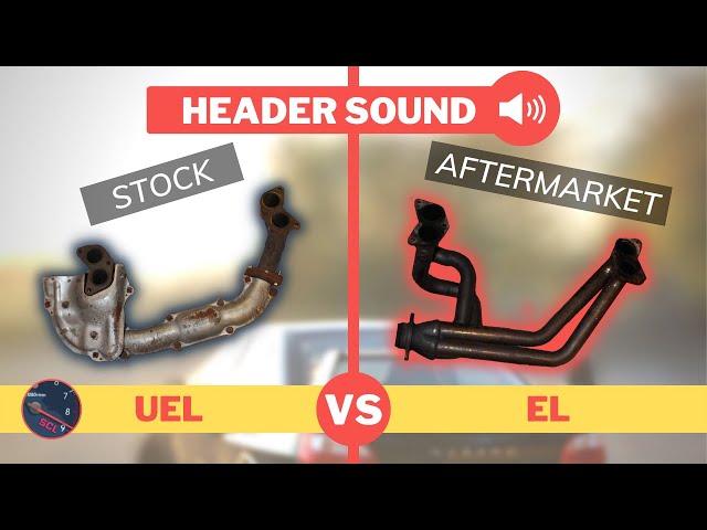 Stock UEL vs Aftermarket EL Header Sound Comparison (Outside, Inside) :: Subaru Impreza WRX STi