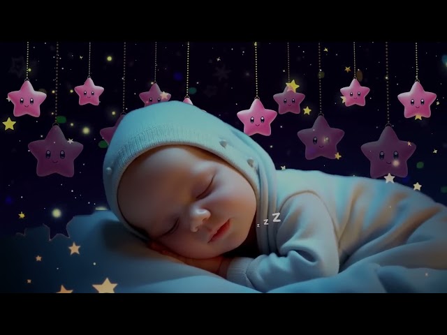 Soothing Baby Sleep Music with Mozart Brahms Lullaby | Deep Relaxation for Instant Sleep