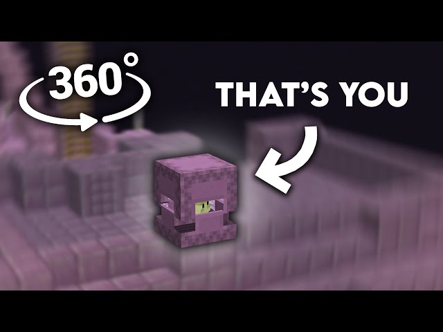 Minecraft but you're a Shulker...