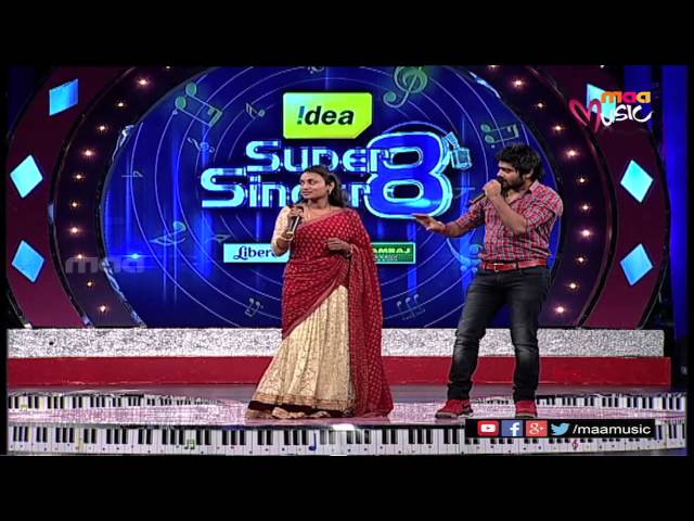 Super Singer 8 Episode 19 - Poovalle Navvul Song With Subtitles