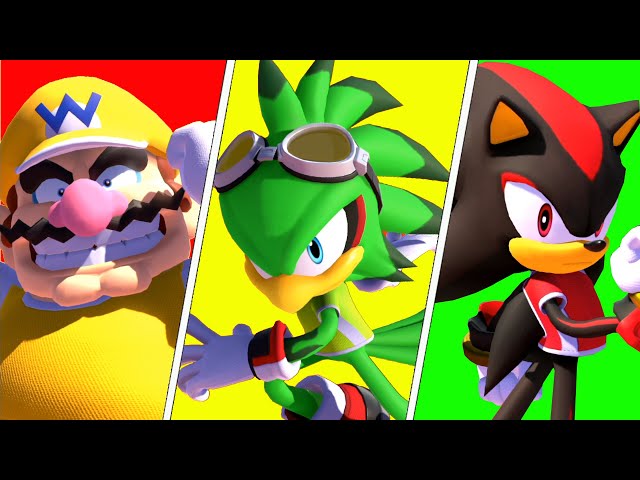 Mario & Sonic at the Olympic Games Tokyo 2020 Football Sonic, Jet, Shadow, Wario