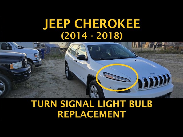 Jeep Cherokee - FRONT TURN SIGNAL LIGHT BULB REPLACEMENT / REMOVAL (2014 - 2018)