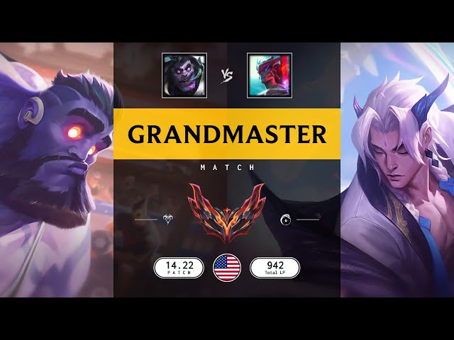 Grandmaster Match: Super Dr. Mundo vs Super Yone - NA server Patch 14.22