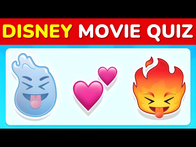 Guess The DISNEY MOVIE By Emoji! 🎬 | Emoji Movie Quiz 2024