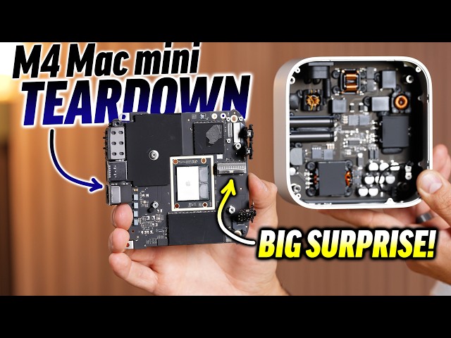 M4 Mac mini FULL Teardown - Apple Finally FIXED IT?!